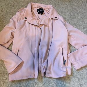 NEW WITHOUT TAGS PINK WHO WHAT WEAR ZIP UP JACKET SIZE LARGE